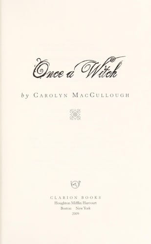 Cover of Once a Witch