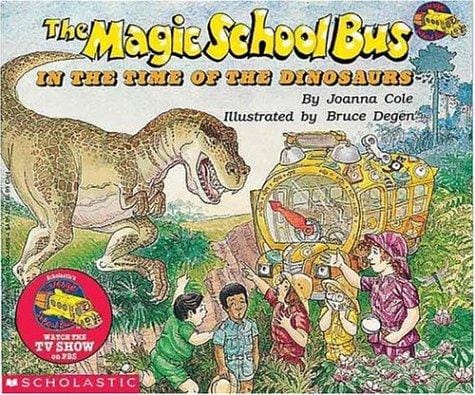 Cover of The Magic School Bus in the Time of the Dinosaurs