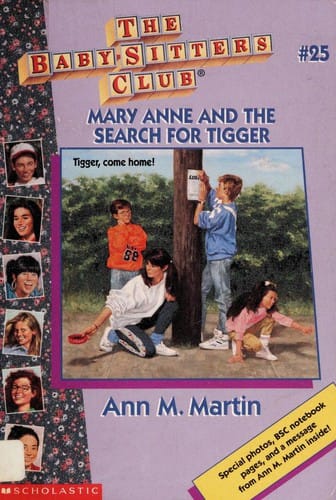 Cover of Mary Anne and the Search for Tigger