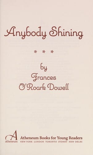 Cover of Anybody Shining