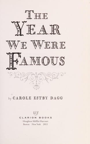 Cover of The Year We Were Famous