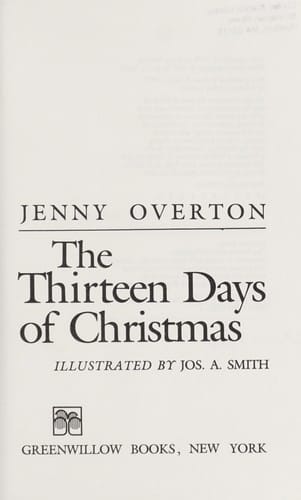 Cover of The Thirteen Days of Christmas
