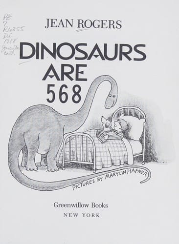 Cover of Dinosaurs are 568