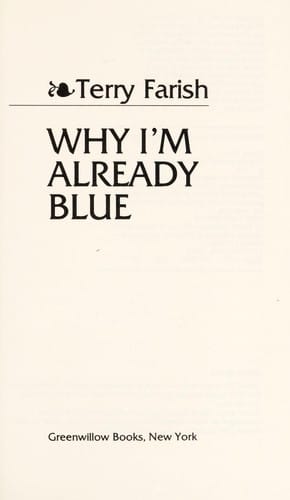 Cover of Why I'm Already Blue