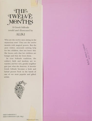 Cover of The Twelve Months A Greek Folktale
