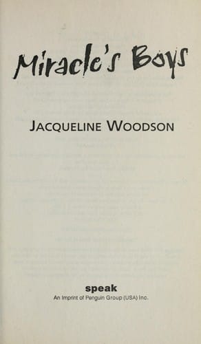 Cover of Miracle's Boys