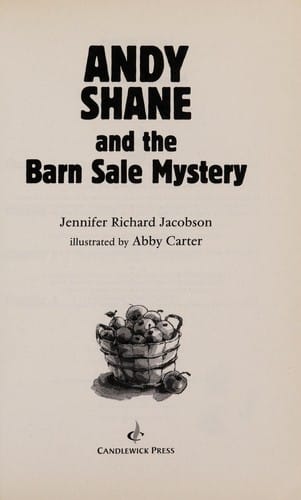 Cover of Andy Shane and the Barn Sale Mystery