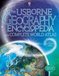 Cover of The Usborne Geography Encyclopedia with Complete World Atlas