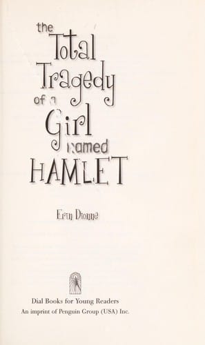 Cover of The Total Tragedy of a Girl Named Hamlet