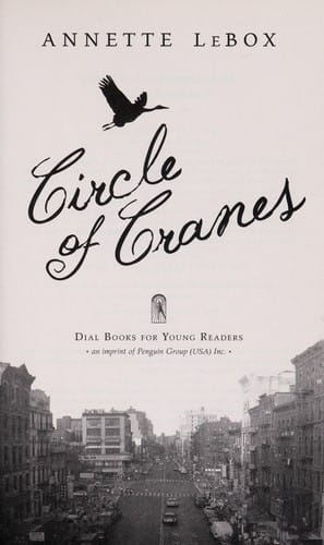 Cover of Circle of Cranes