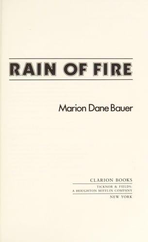 Cover of Rain of Fire