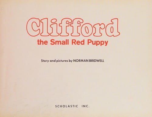 Cover of Clifford the Small Red Dog