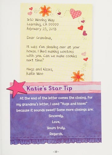 Cover of Sincerely, Katie Writing a Letter with Katie Woo