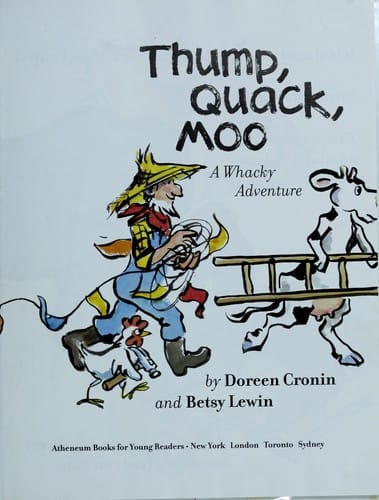 Cover of Thump, Quack, Moo A Whacky Adventure