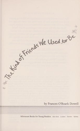 Cover of The Kind of Friends We Used to Be