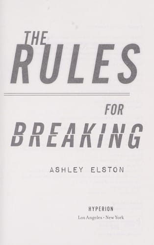 Cover of The Rules for Breaking