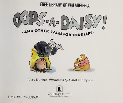 Cover of Oops-a-daisy! And Other Tales for Toddlers