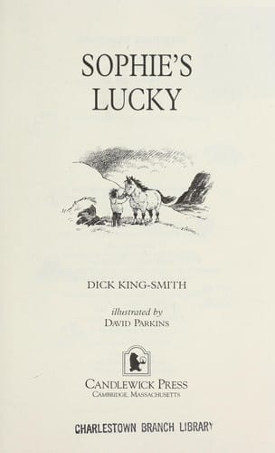 Cover of Sophie's Lucky