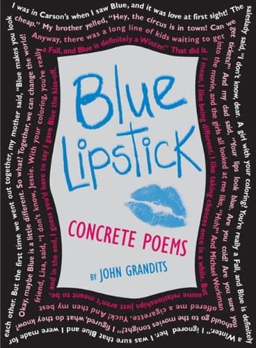 Cover of Blue Lipstick Concrete Poems