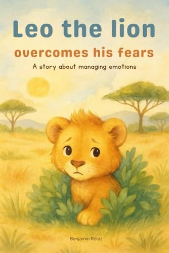 Cover of Leo the Lion Overcomes His Fears: A Story about Managing Emotions to Help Children Understand Their Emotions and Build Self-confidence
