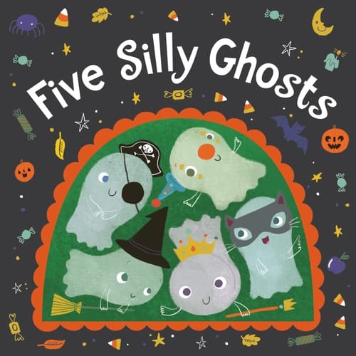 Cover of Five Silly Ghosts Board Book