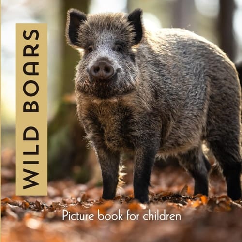 Cover of Wild Boars Picture Book for Children