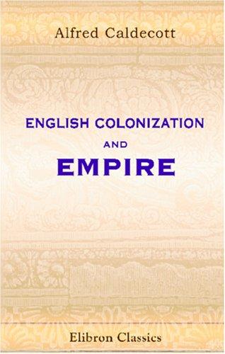 Cover of English Colonization and Empire