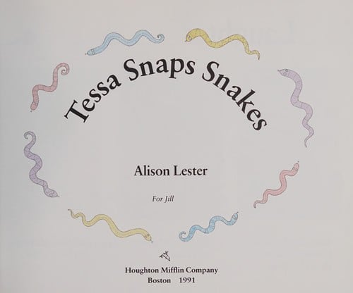 Cover of Tessa Snaps Snakes