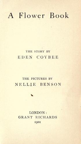 Cover of A Flower Book