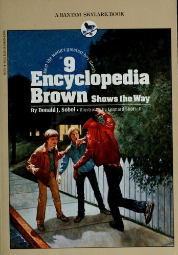 Cover of Encyclopedia Brown Shows the Way
