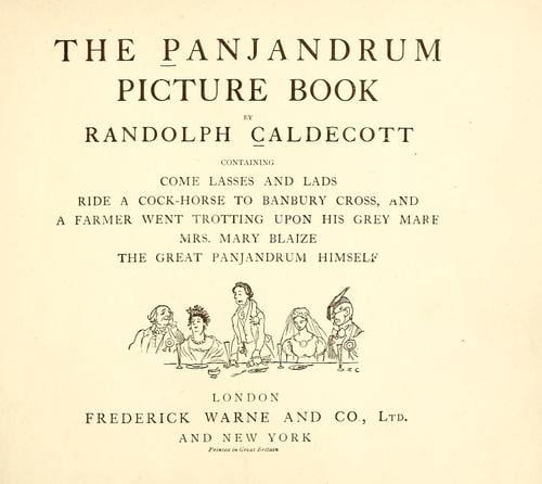 Cover of The Panjandrum Picture Book