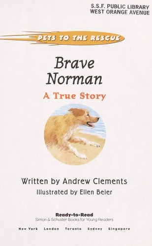 Cover of Brave Norman A True Story