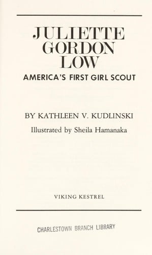 Cover of Juliette Gordon Low America's First Girl Scout