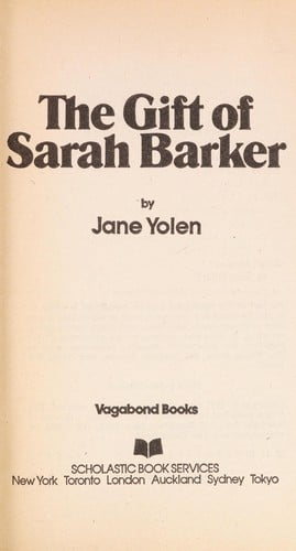Cover of The Gift of Sarah Barker