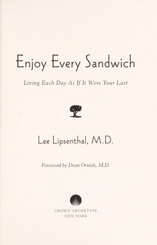 Cover of Enjoy Every Sandwich