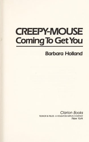 Cover of Creepy-Mouse Coming to Get You