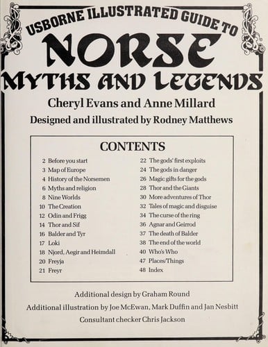 Cover of Usborne Illustrated Guide to Norse Myths and Legends