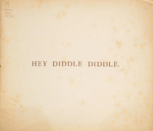 Cover of Hey Diddle Diddle