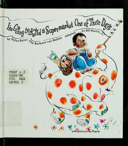 Cover of I'm going to build a supermarket one of these days