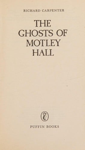 Cover of The Ghosts of Motley Hall
