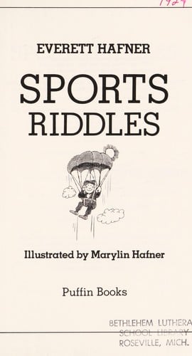 Cover of Sports Riddles