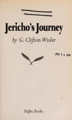 Cover of Jericho's Journey