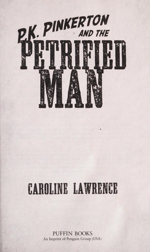 Cover of P.K. Pinkerton and the Petrified Man