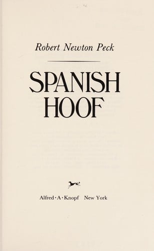 Cover of Spanish Hoof