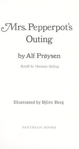 Cover of Mrs. Pepperpot's Outing