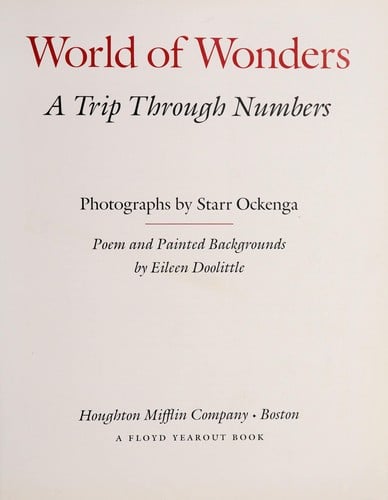 Cover of World of Wonders A Trip Through Numbers