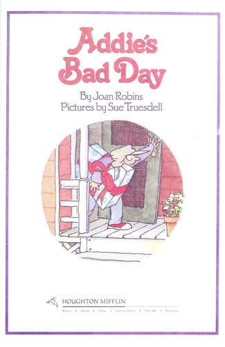 Cover of Addie's Bad Day