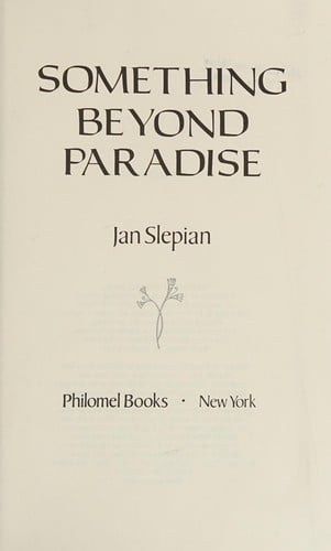 Cover of Something Beyond Paradise