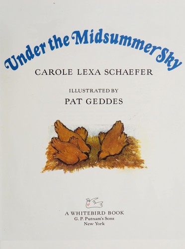 Cover of Under the Midsummer Sky
