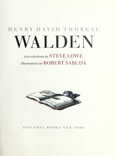 Cover of Walden